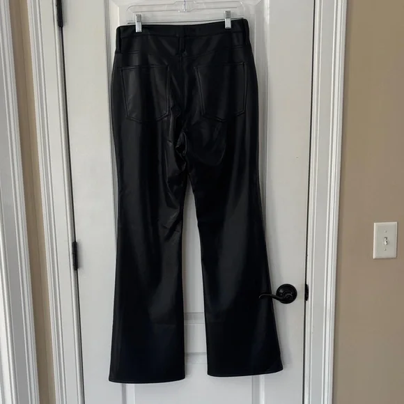 J. Crew Black Leather  Pants - Picture 5 of 5
